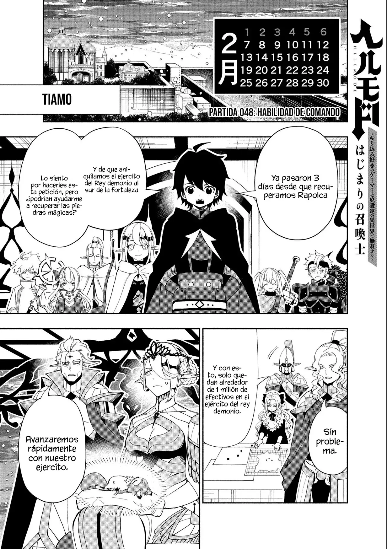 Hell Mode: Yarikomi Suki no Gamer wa Hai-settei no Isekai de Musou suru - Hajimari no Shoukanshi Capitulo 48 página 4