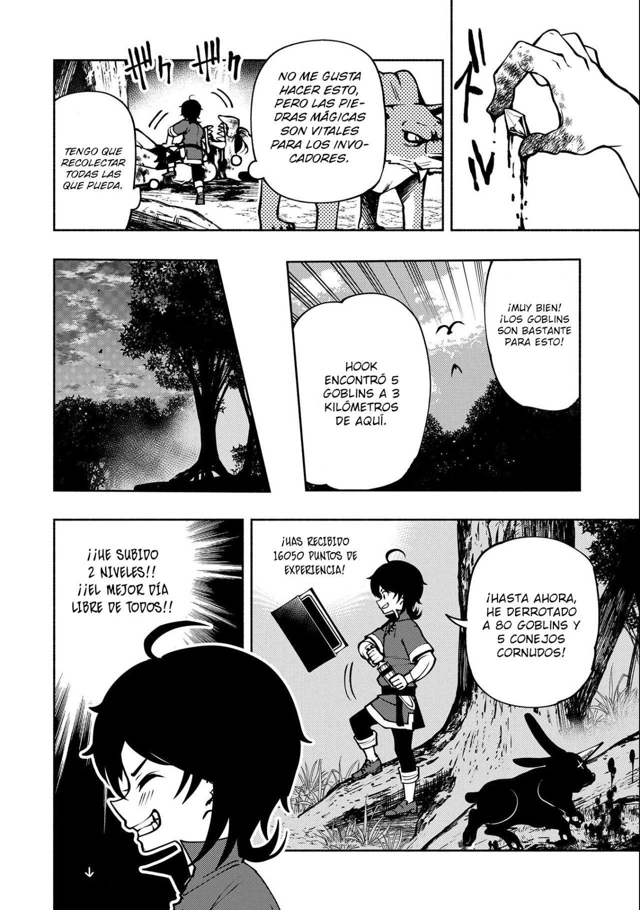 Hell Mode: Yarikomi Suki no Gamer wa Hai-settei no Isekai de Musou suru - Hajimari no Shoukanshi Capitulo 6: Cazando en un día libre página 7