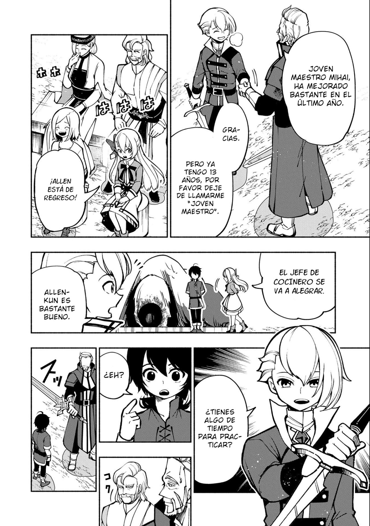 Hell Mode: Yarikomi Suki no Gamer wa Hai-settei no Isekai de Musou suru - Hajimari no Shoukanshi Capitulo 7: Partida 7 Conociendo a Mihai página 19