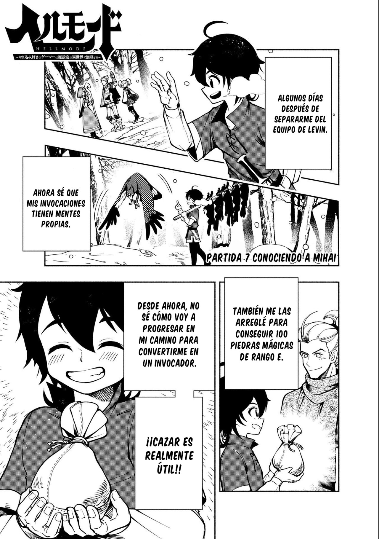 Hell Mode: Yarikomi Suki no Gamer wa Hai-settei no Isekai de Musou suru - Hajimari no Shoukanshi Capitulo 7: Partida 7 Conociendo a Mihai página 2