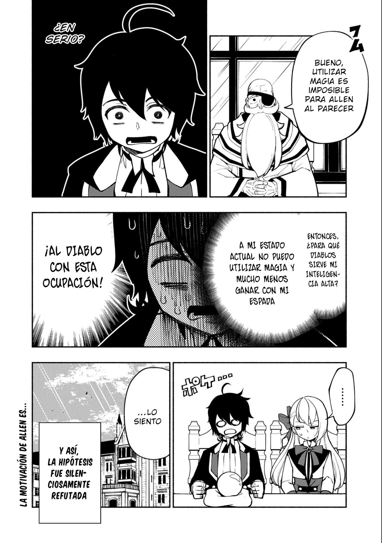 Hell Mode: Yarikomi Suki no Gamer wa Hai-settei no Isekai de Musou suru - Hajimari no Shoukanshi Capitulo 8: Requisitos para el uso de magia página 27