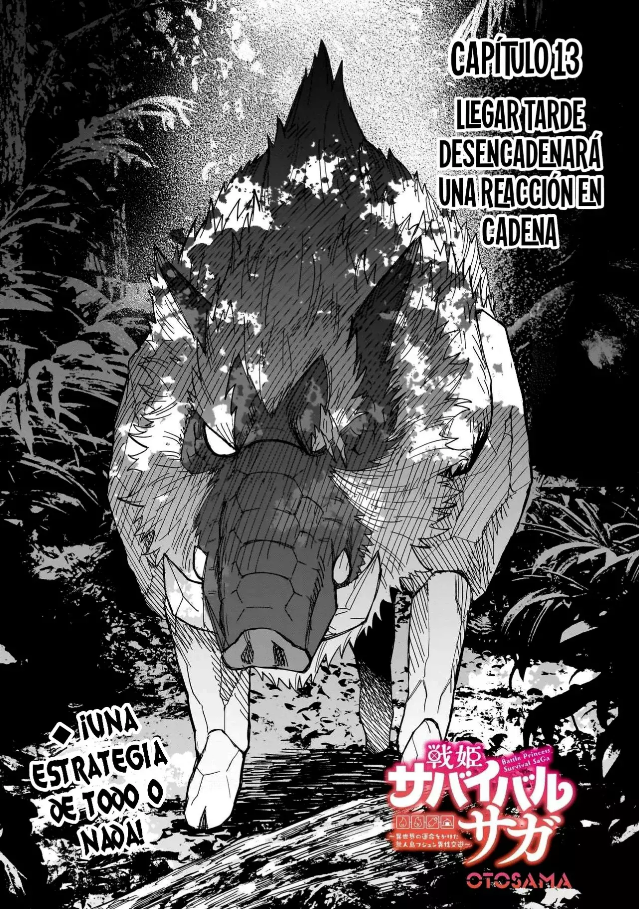 SENKI SURVIVAL SAGA - ISEKAI NO UNMEI WO KAKETA MUJINTOU FUJUN ISEIKOUYU Capitulo 13 página 3