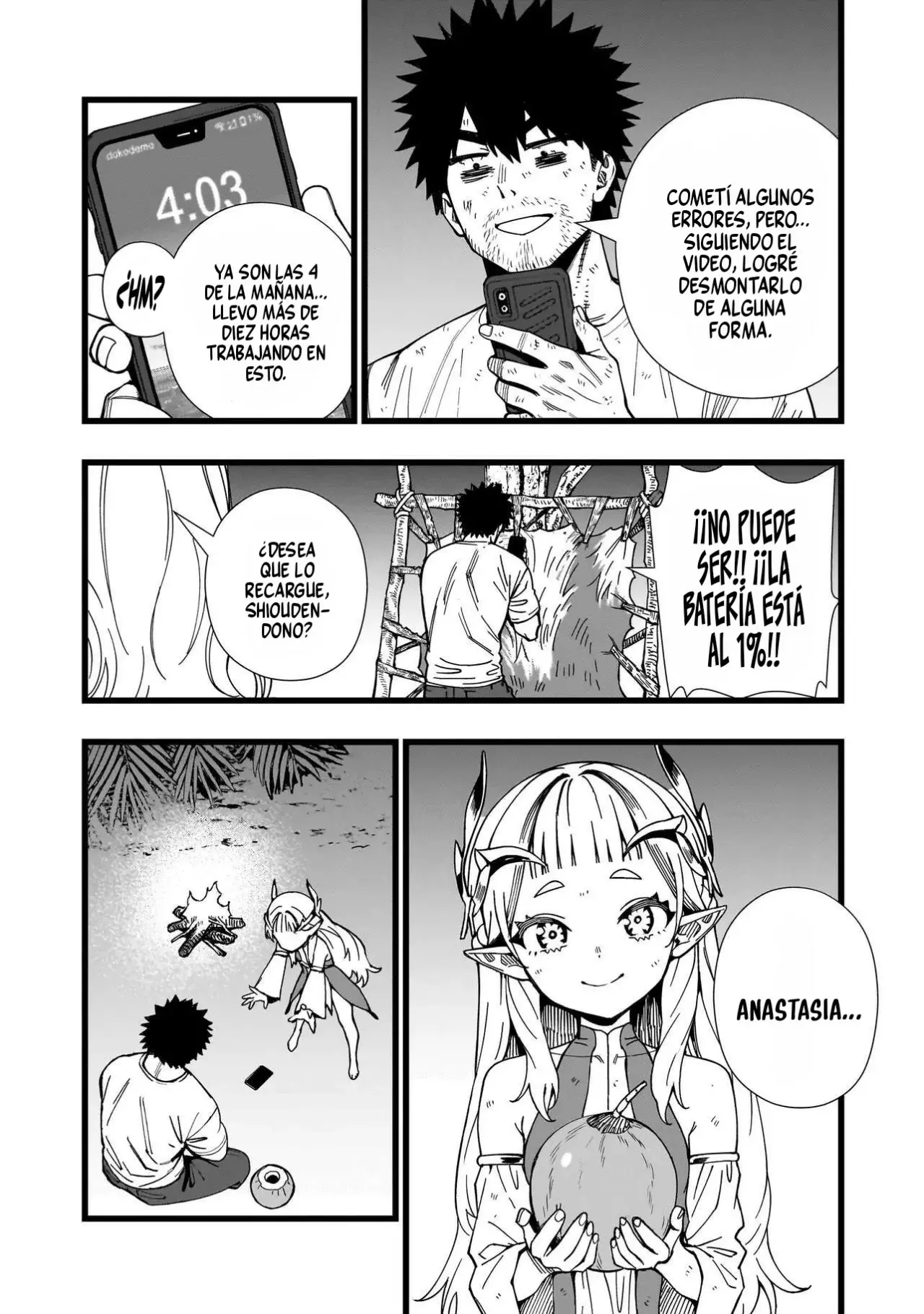 SENKI SURVIVAL SAGA - ISEKAI NO UNMEI WO KAKETA MUJINTOU FUJUN ISEIKOUYU Capitulo 17 página 14