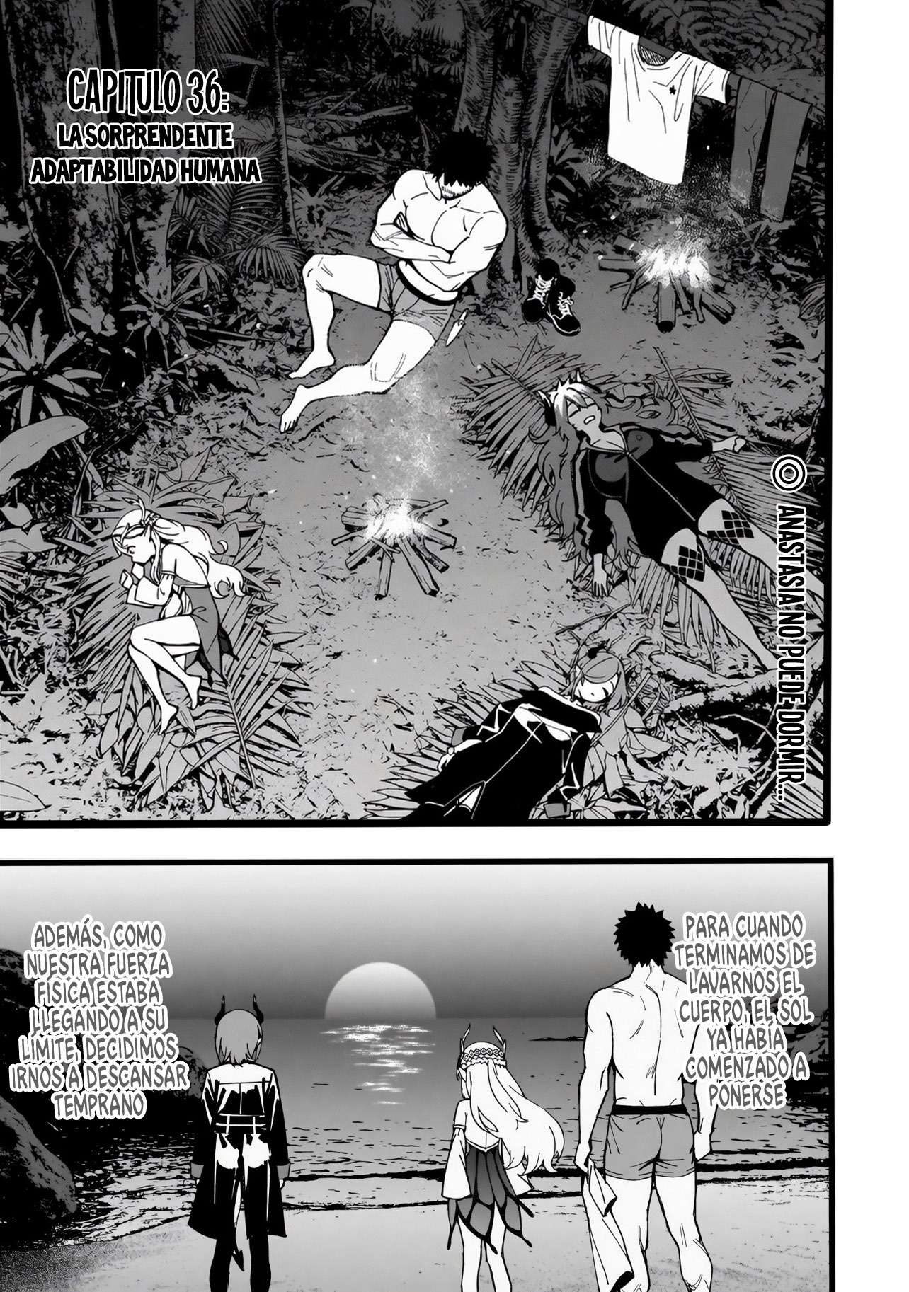 SENKI SURVIVAL SAGA - ISEKAI NO UNMEI WO KAKETA MUJINTOU FUJUN ISEIKOUYU Capitulo 36 página 2