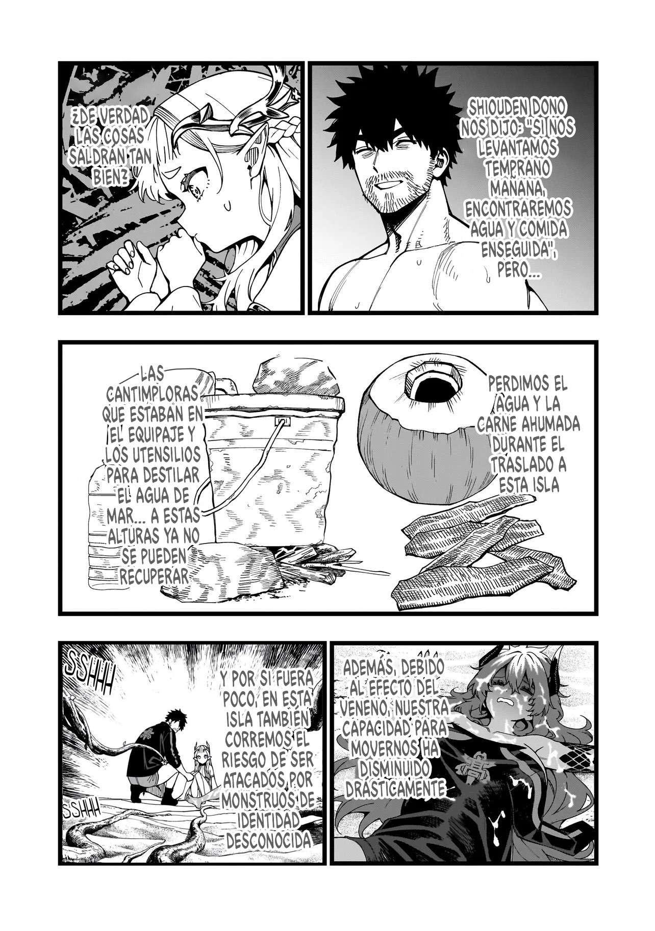 SENKI SURVIVAL SAGA - ISEKAI NO UNMEI WO KAKETA MUJINTOU FUJUN ISEIKOUYU Capitulo 36 página 3