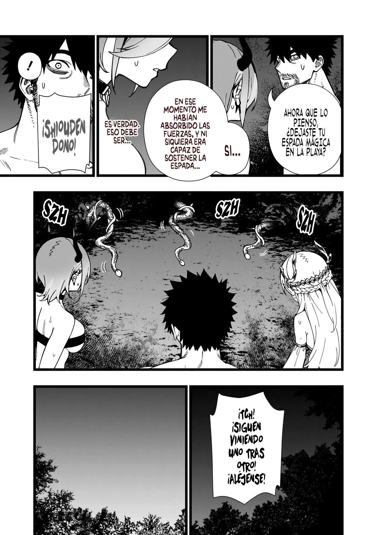 SENKI SURVIVAL SAGA - ISEKAI NO UNMEI WO KAKETA MUJINTOU FUJUN ISEIKOUYU Capitulo 36 página 6