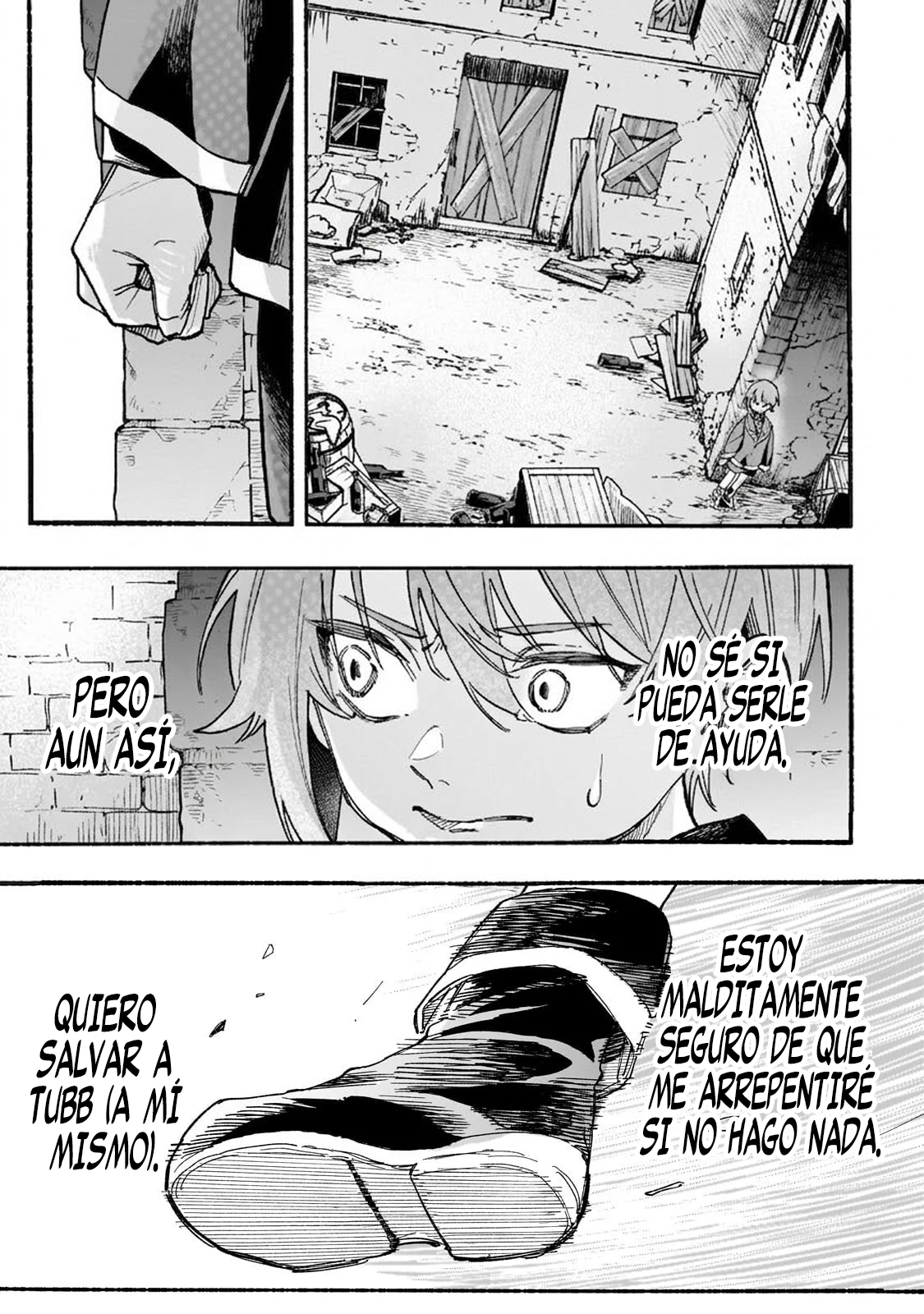 La reencarnación en otro mundo de Aldo Capitulo 4.2 página 8