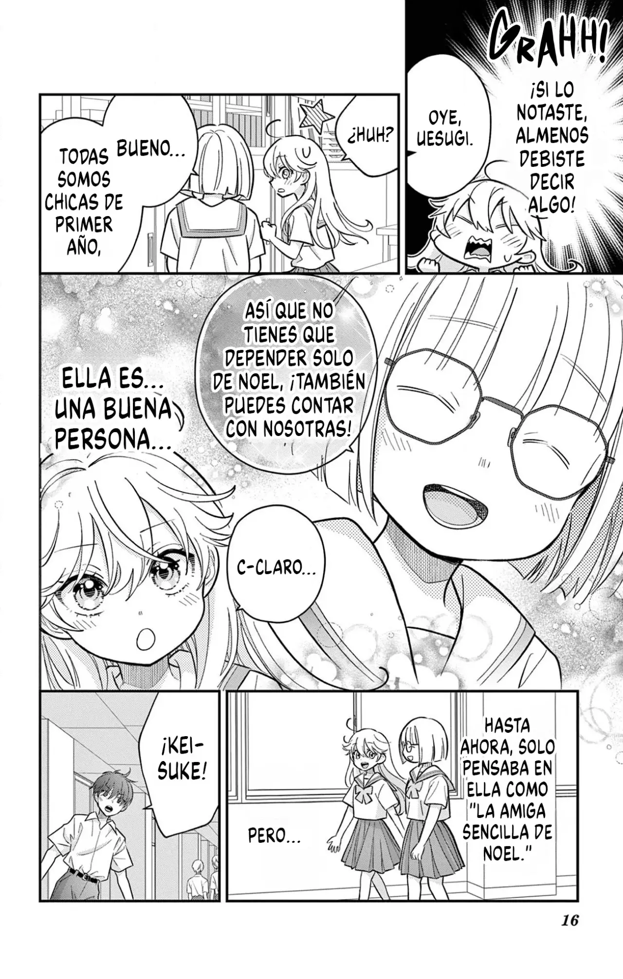 Uesugi-kun wa Onnanoko wo Yametai Capitulo 16 página 17