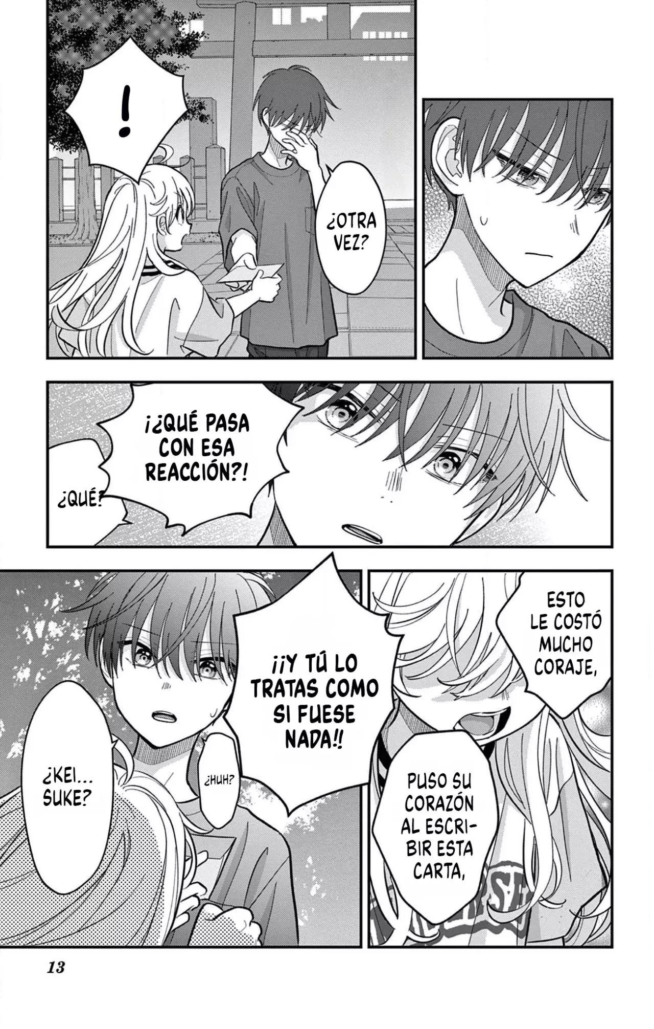 Uesugi-kun wa Onnanoko wo Yametai Capitulo 17 página 14