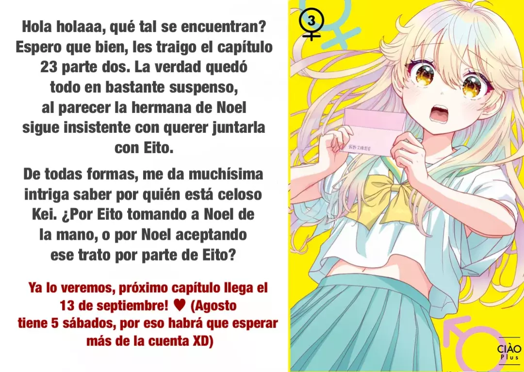 Uesugi-kun wa Onnanoko wo Yametai Capitulo 23.2 página 16