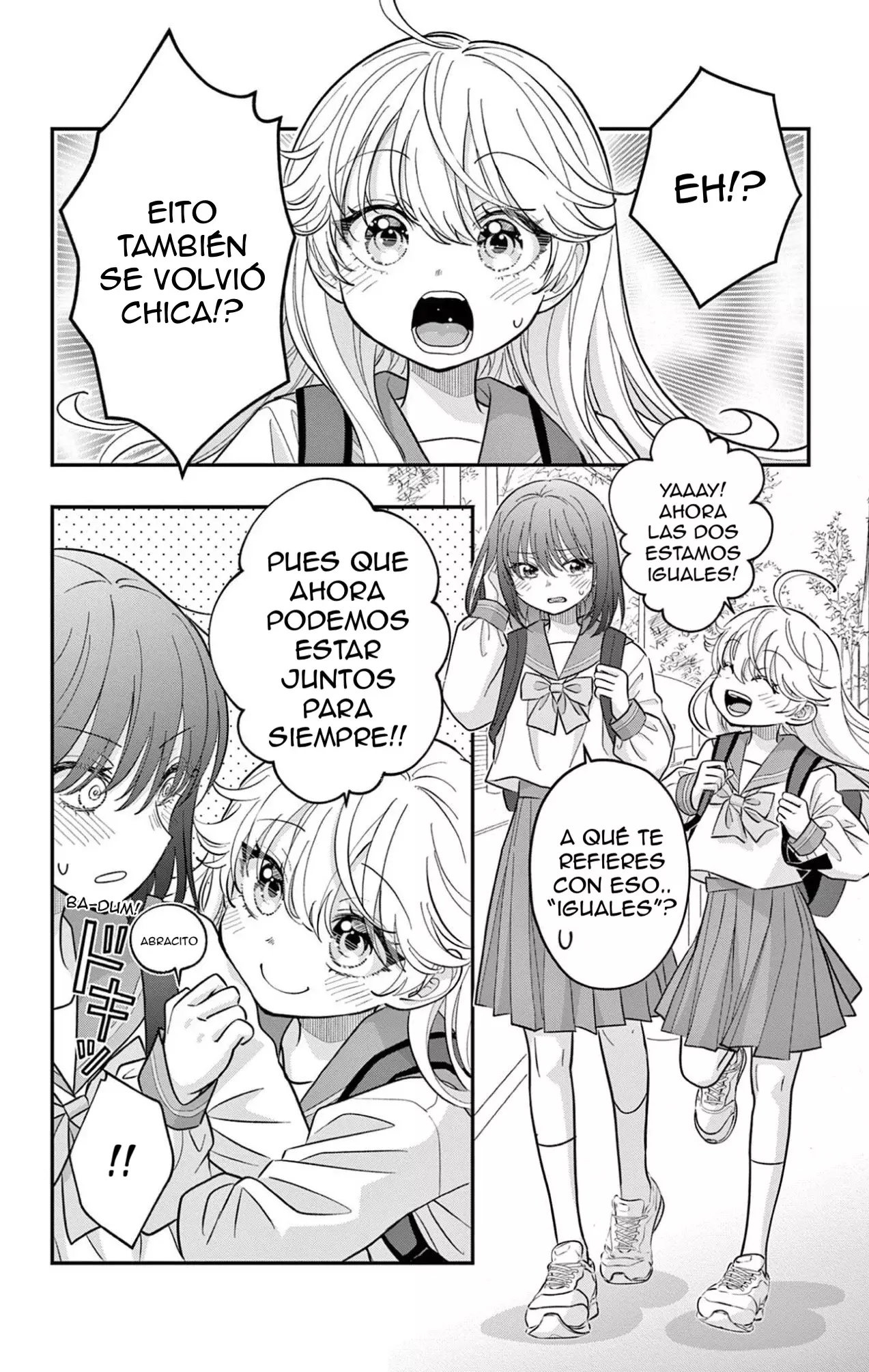 Uesugi-kun wa Onnanoko wo Yametai Capitulo 26.5: Extra: “El sueño de Yaemura-kun” página 4