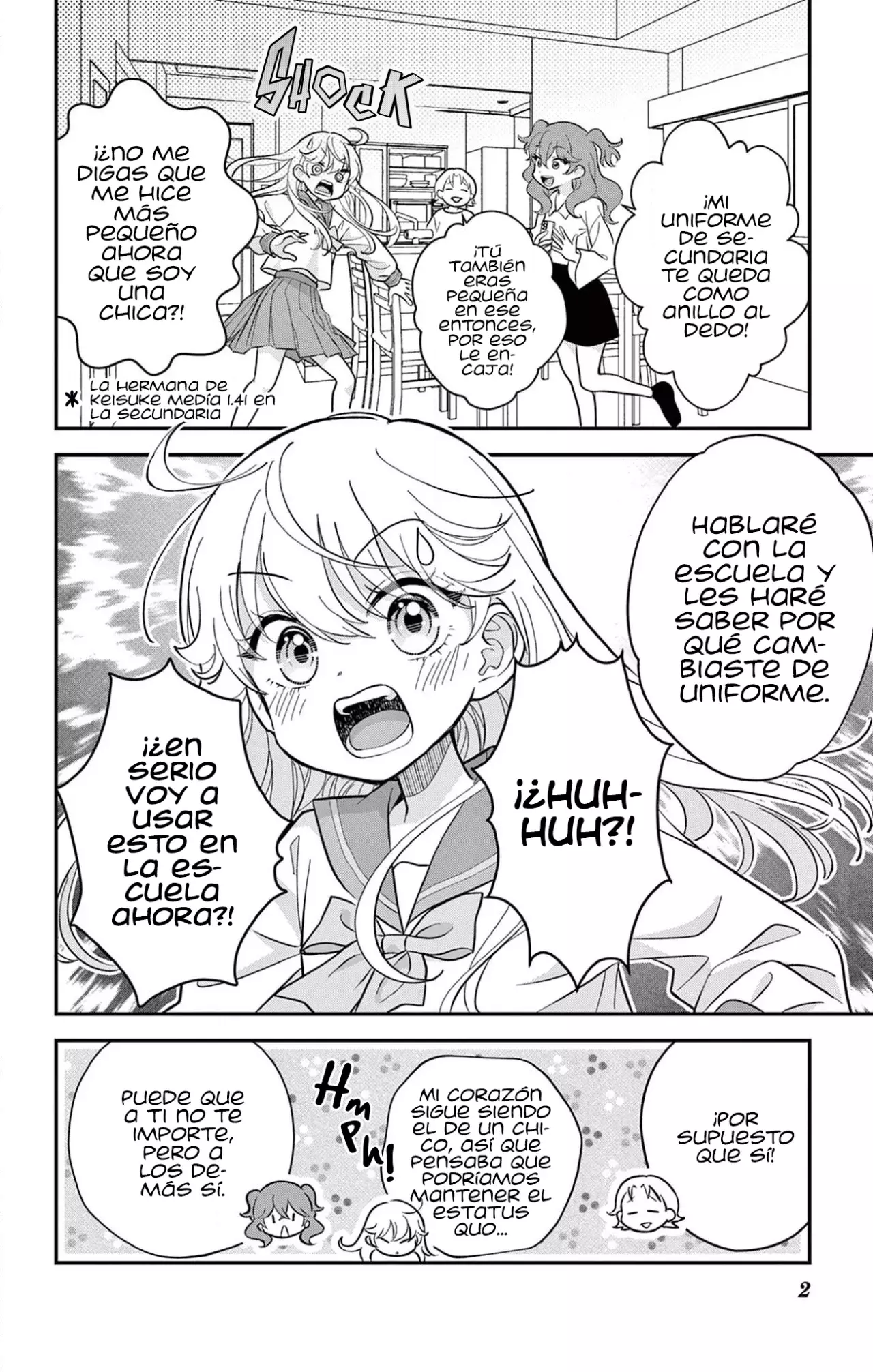 Uesugi-kun wa Onnanoko wo Yametai Capitulo 3 página 2