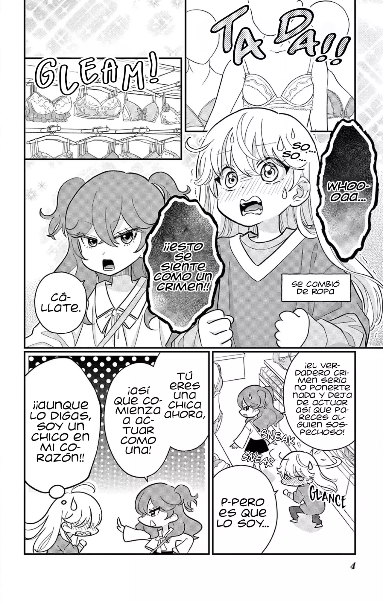 Uesugi-kun wa Onnanoko wo Yametai Capitulo 3 página 4