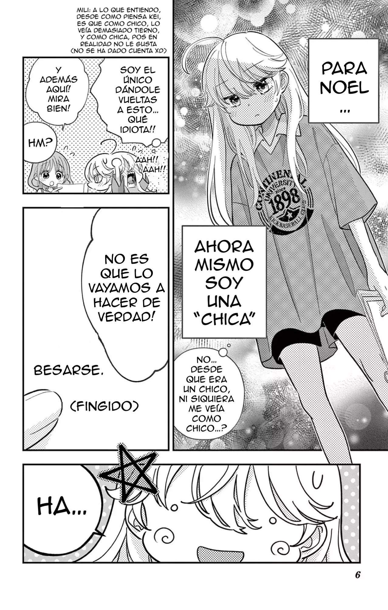 Uesugi-kun wa Onnanoko wo Yametai Capitulo 30.1 página 8