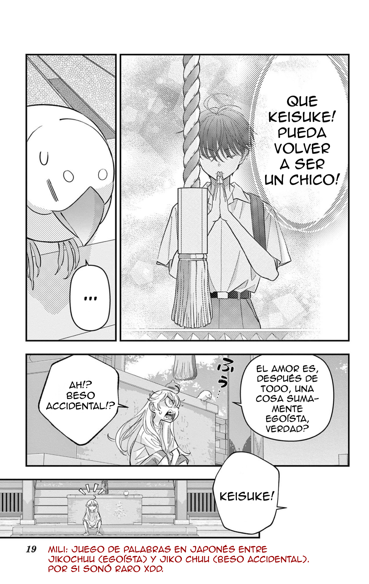 Uesugi-kun wa Onnanoko wo Yametai Capitulo 33 página 21