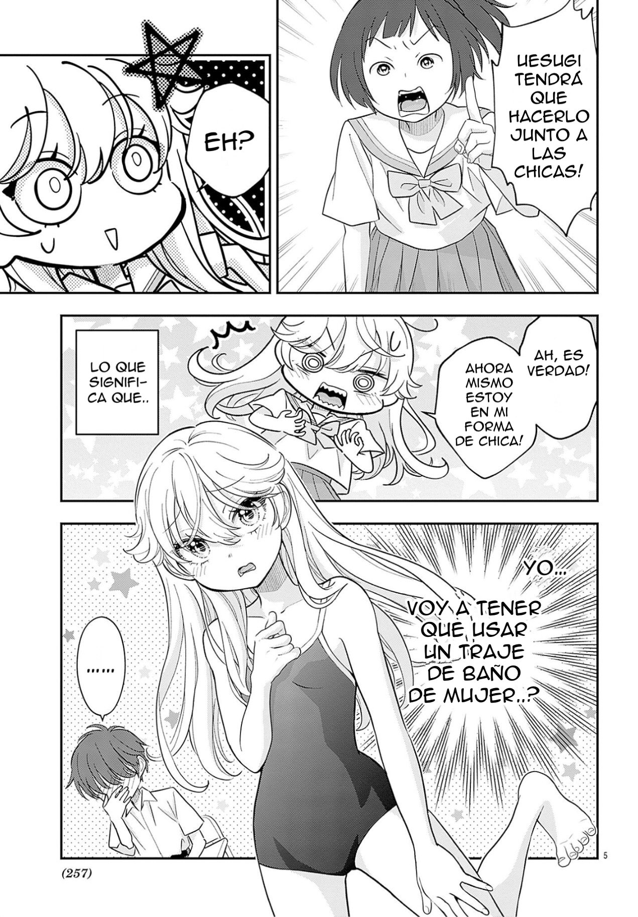 Uesugi-kun wa Onnanoko wo Yametai Capitulo 34.5 página 7