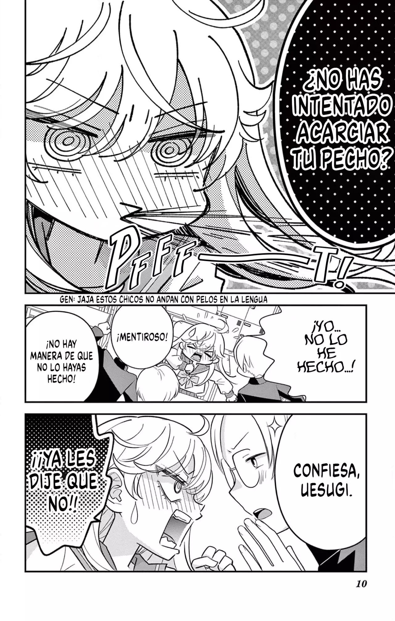 Uesugi-kun wa Onnanoko wo Yametai Capitulo 4 página 11