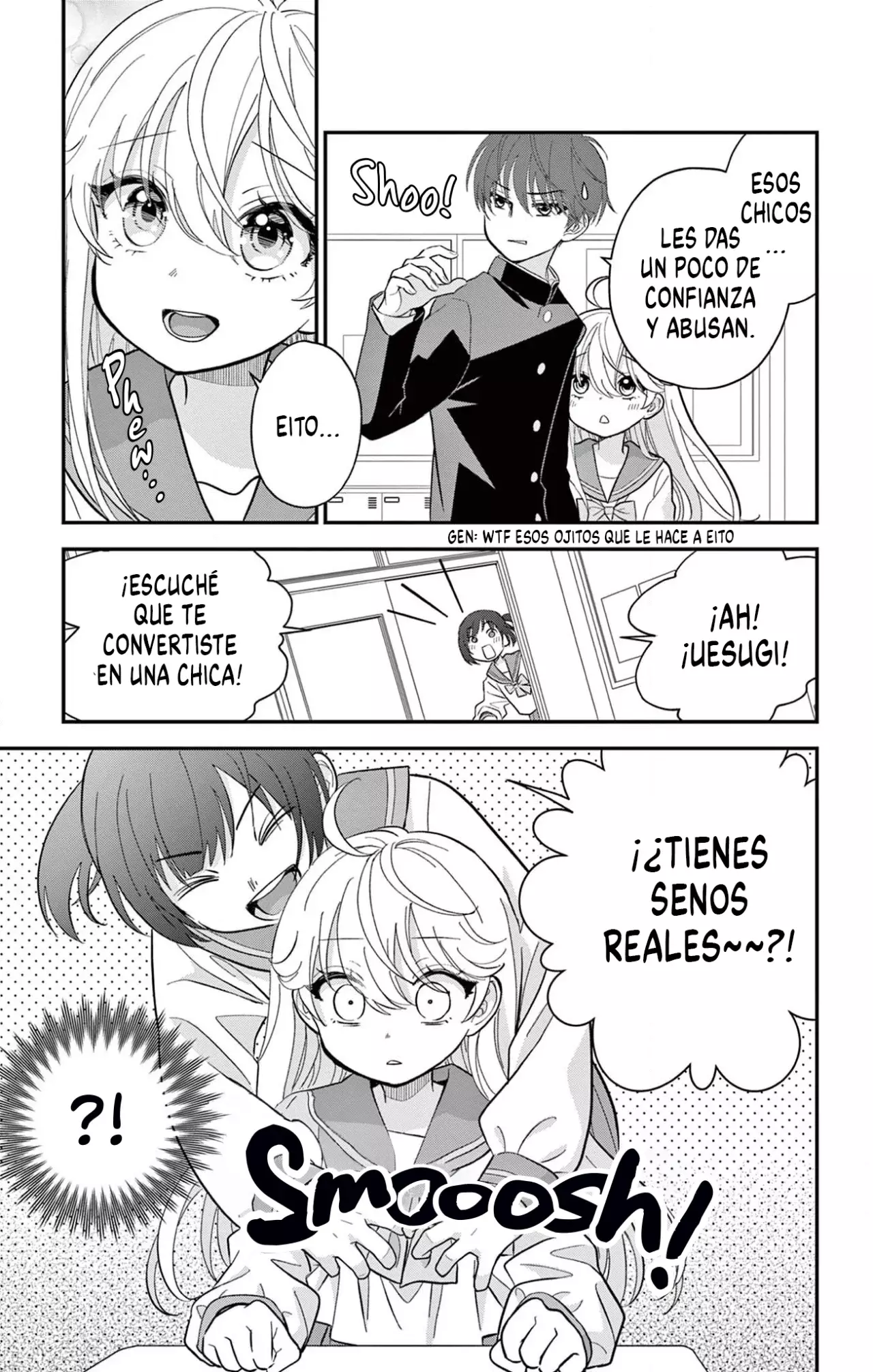 Uesugi-kun wa Onnanoko wo Yametai Capitulo 4 página 16