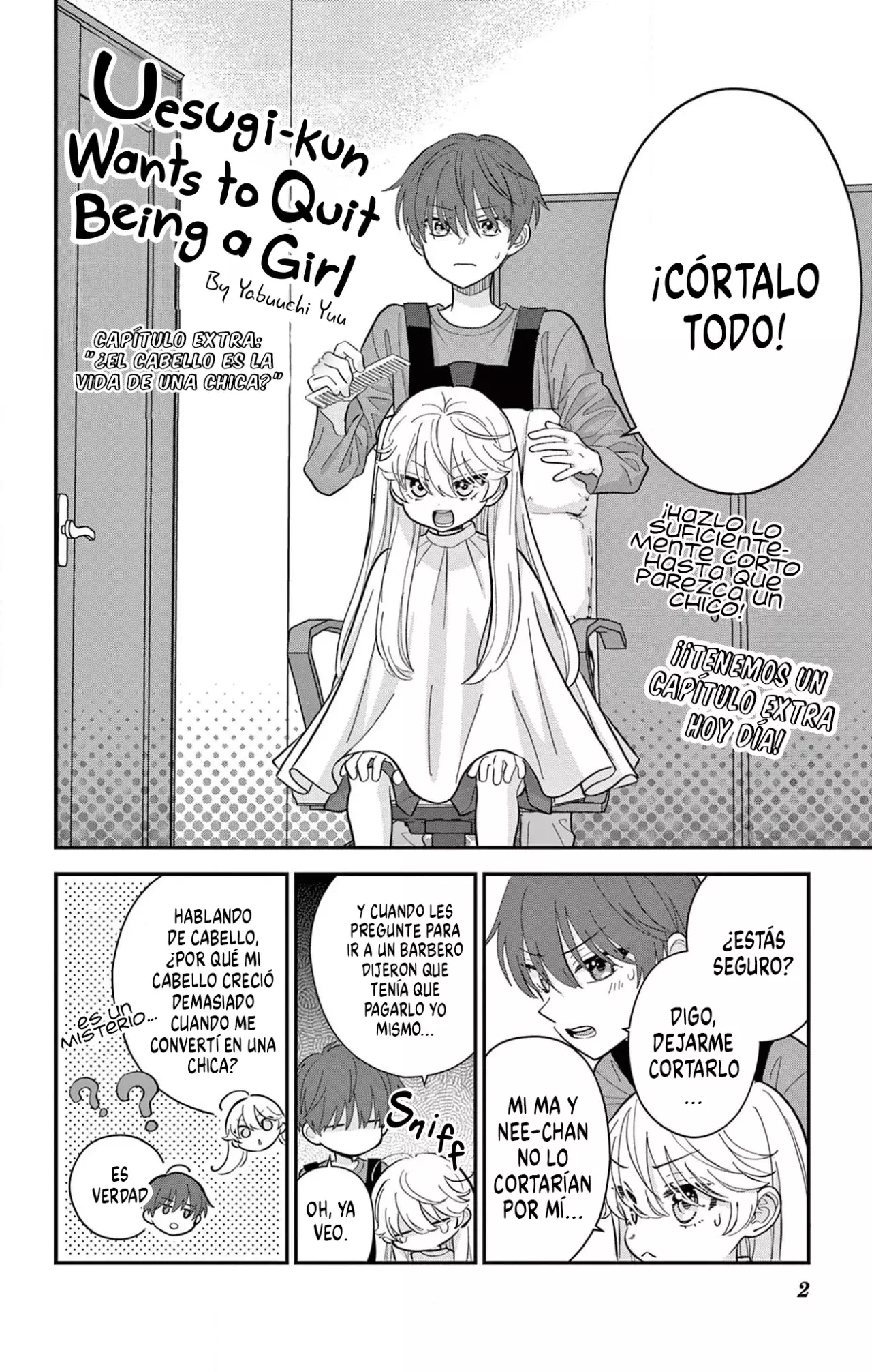 Uesugi-kun wa Onnanoko wo Yametai Capitulo 6.5 página 3