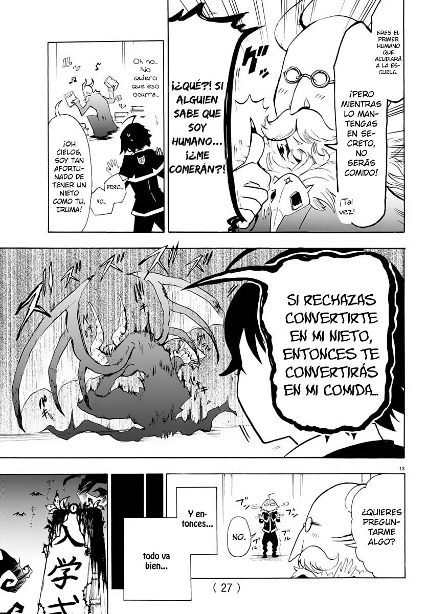 Mairimashita! Iruma-kun Capitulo 1: La escuela demonio de Iruma página 16
