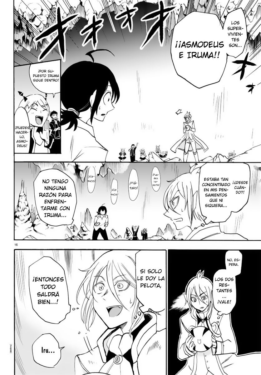 Mairimashita! Iruma-kun Capitulo 15: ¡¡Feroz batalla con la ejecución de la bala de cañón!! página 16