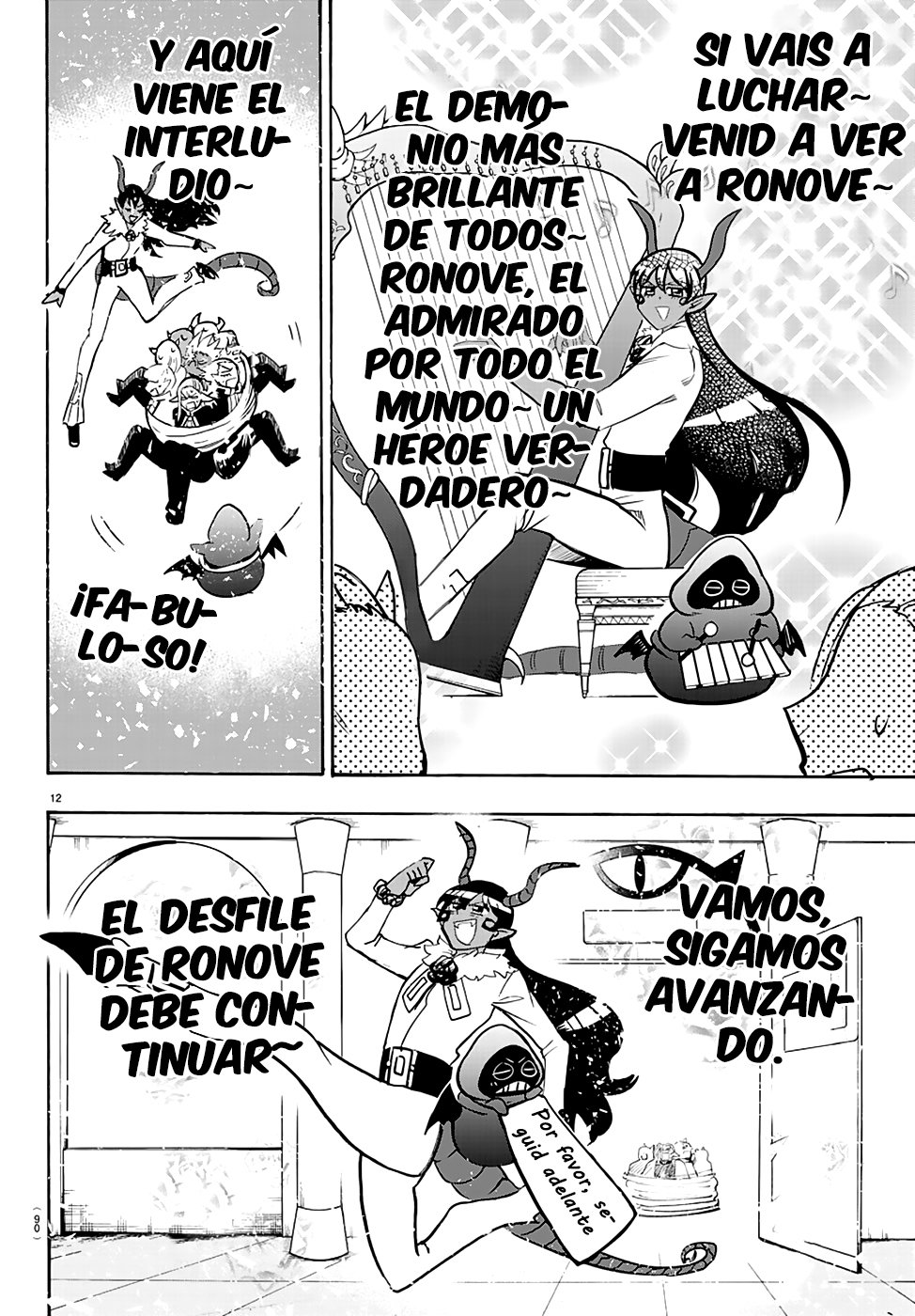 Mairimashita! Iruma-kun Capitulo 152: El desfile del consejo estudiantil página 14