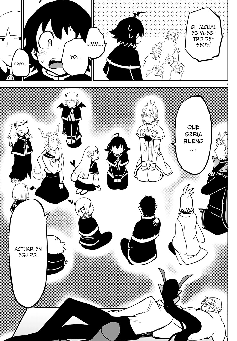 Mairimashita! Iruma-kun Capitulo 153: Danza del infierno página 12