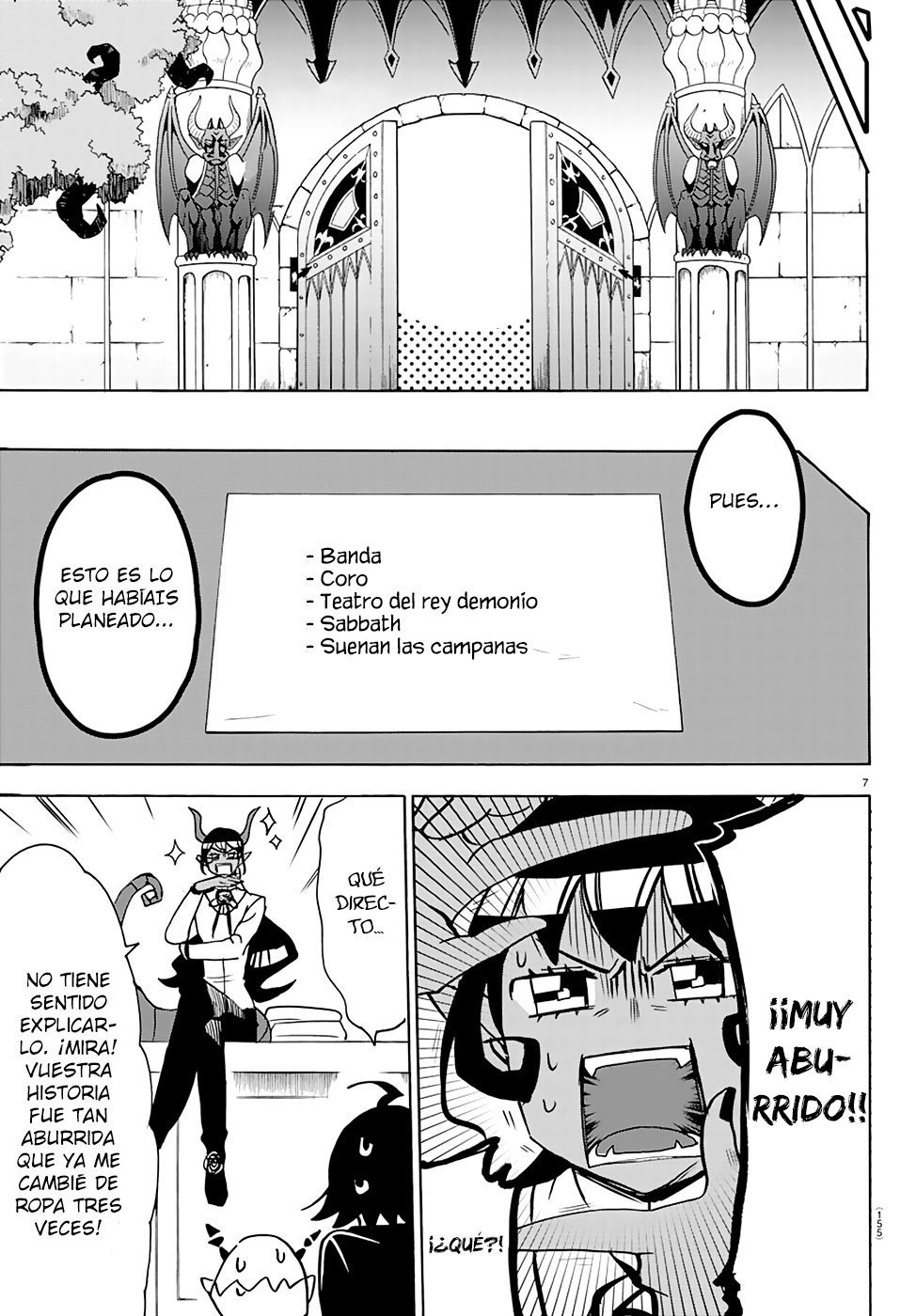 Mairimashita! Iruma-kun Capitulo 153: Danza del infierno página 8