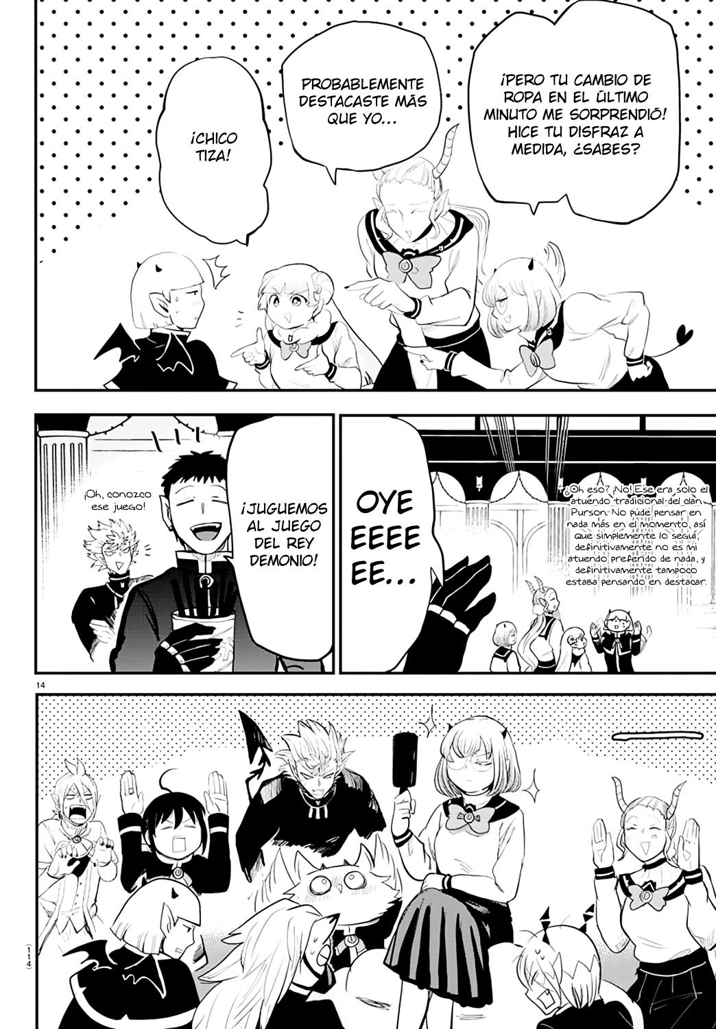 Mairimashita! Iruma-kun Capitulo 171: El gran banquete página 13