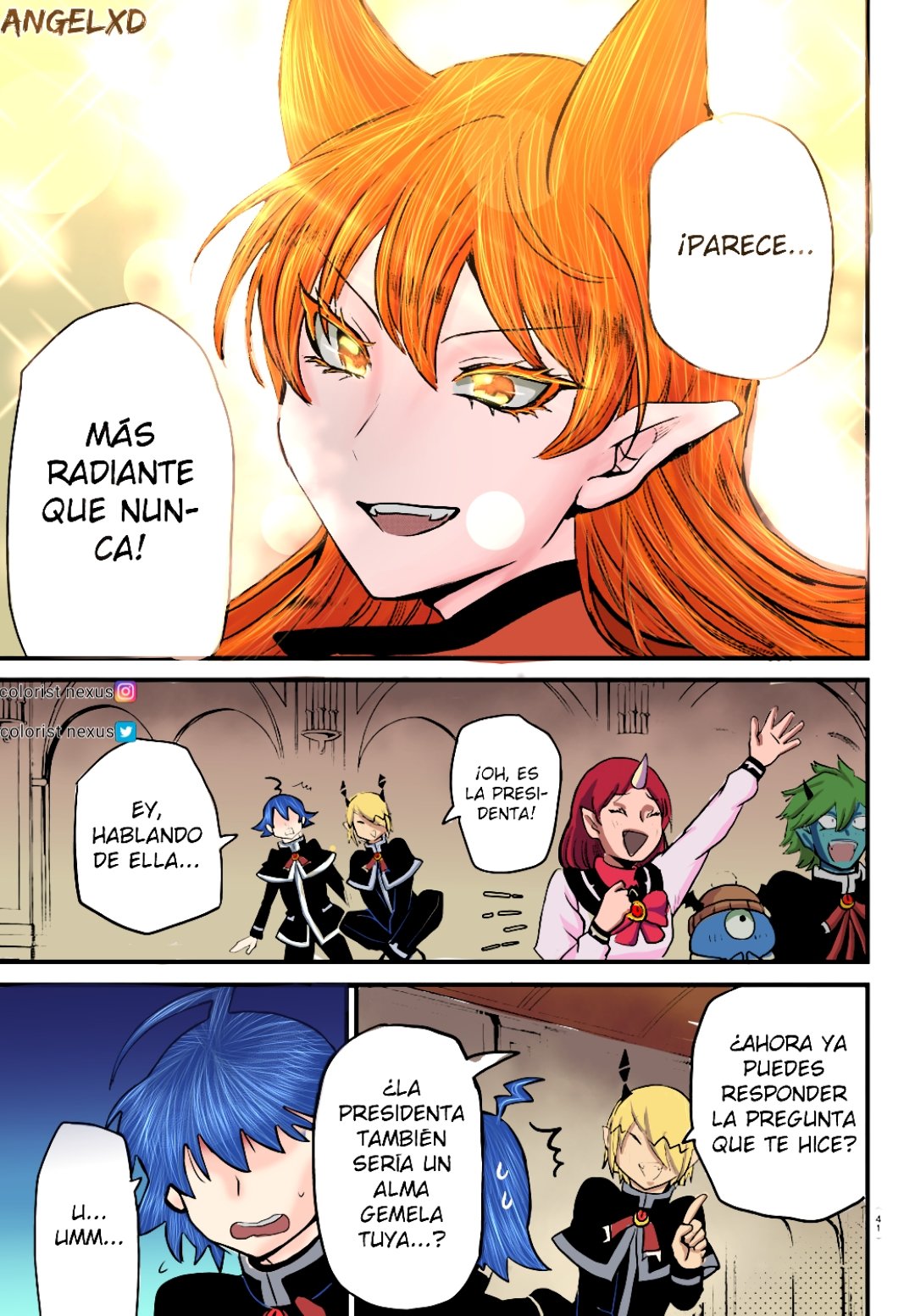 Mairimashita! Iruma-kun Capitulo 180.5: a color página 24