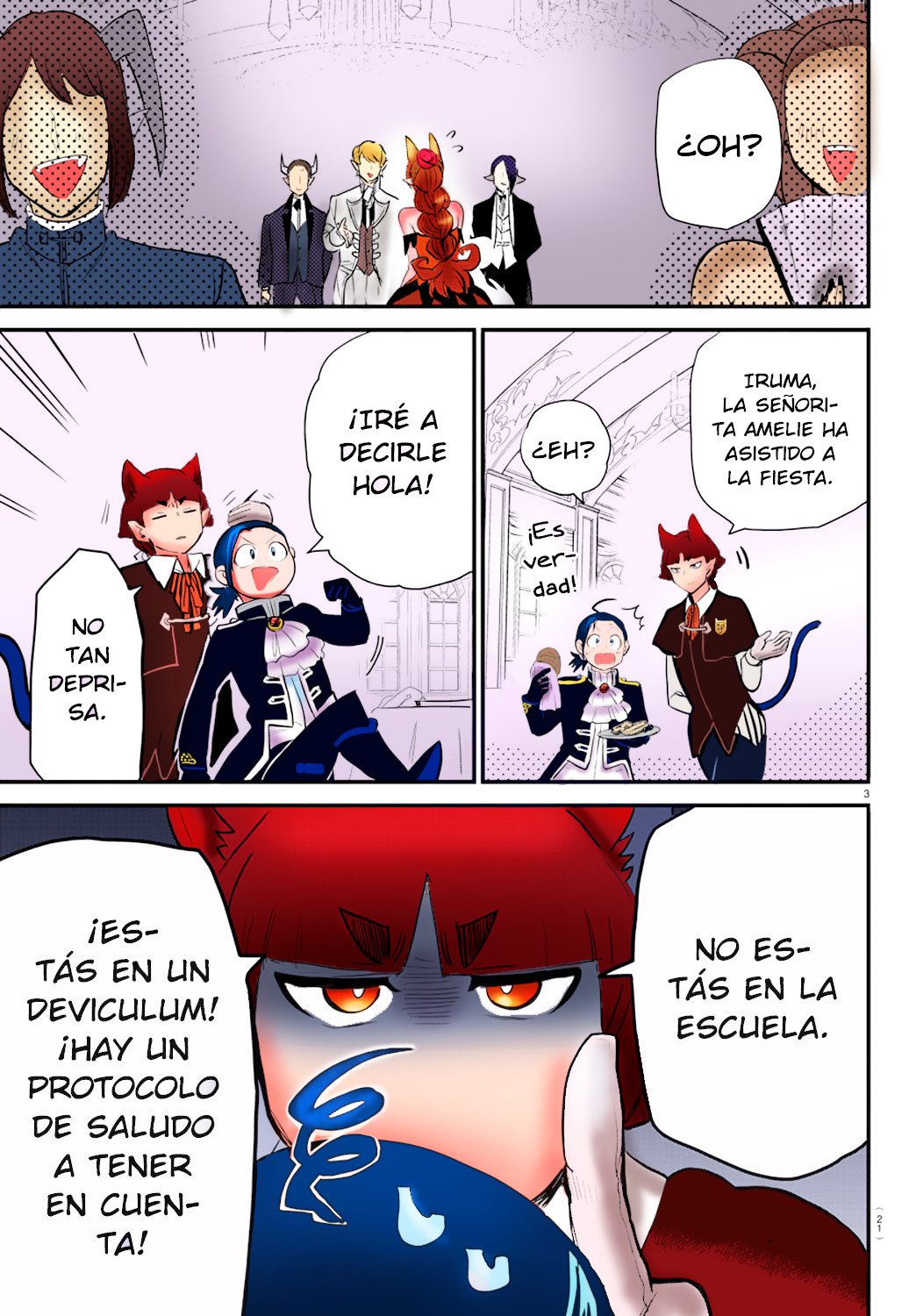Mairimashita! Iruma-kun Capitulo 180.5: a color página 6