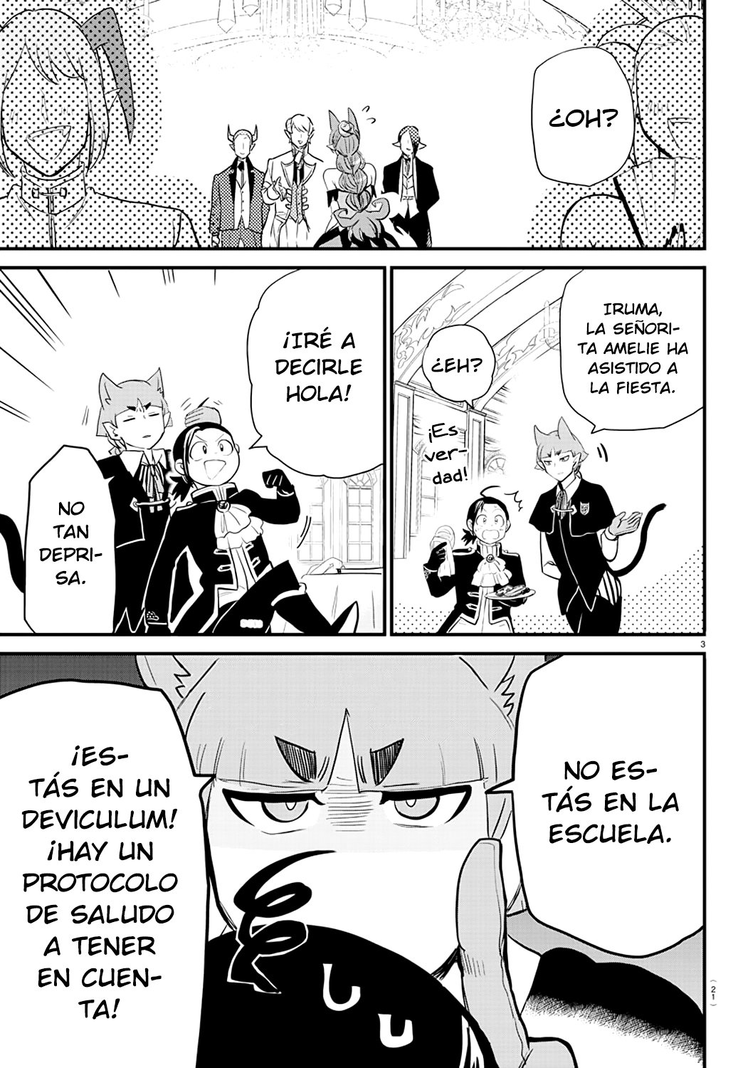 Mairimashita! Iruma-kun Capitulo 180: Un centímetro de distancia página 8