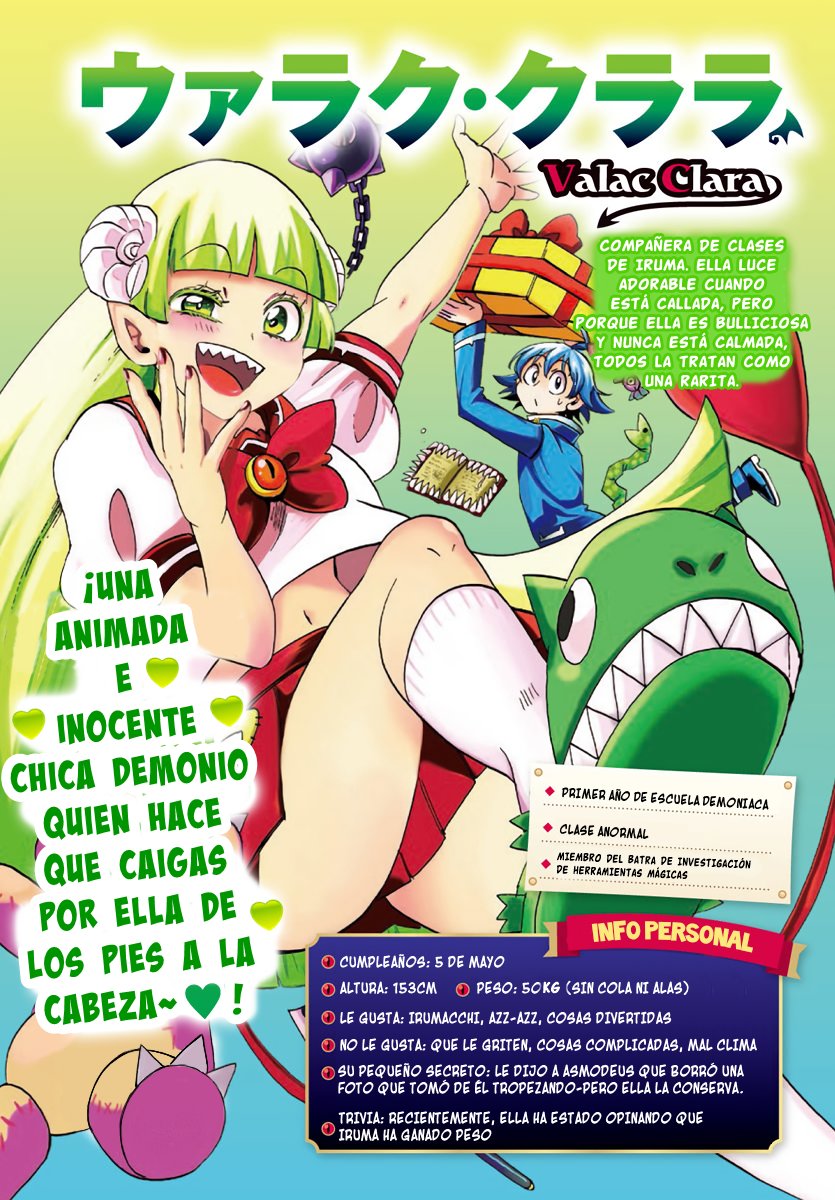 Mairimashita! Iruma-kun Capitulo 186.5: FOLLETO DE PERSONAJES página 7