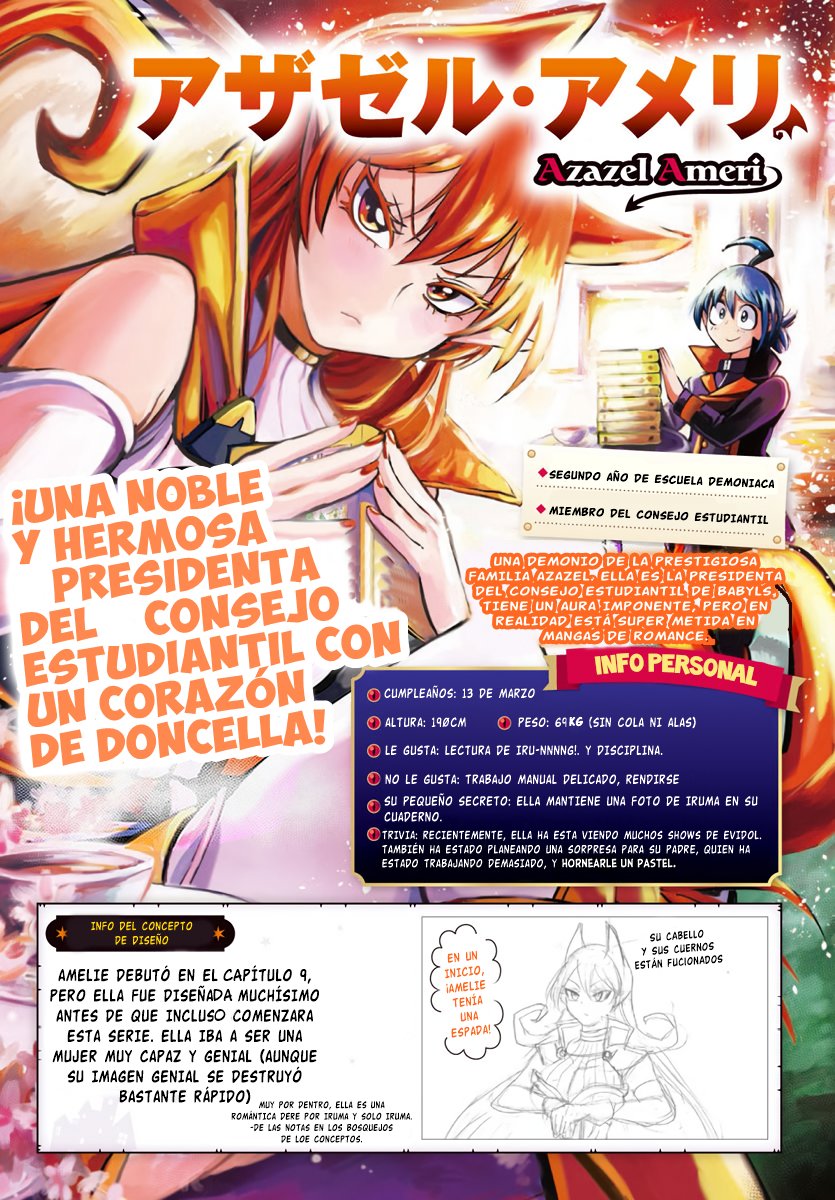 Mairimashita! Iruma-kun Capitulo 186.5: FOLLETO DE PERSONAJES página 9