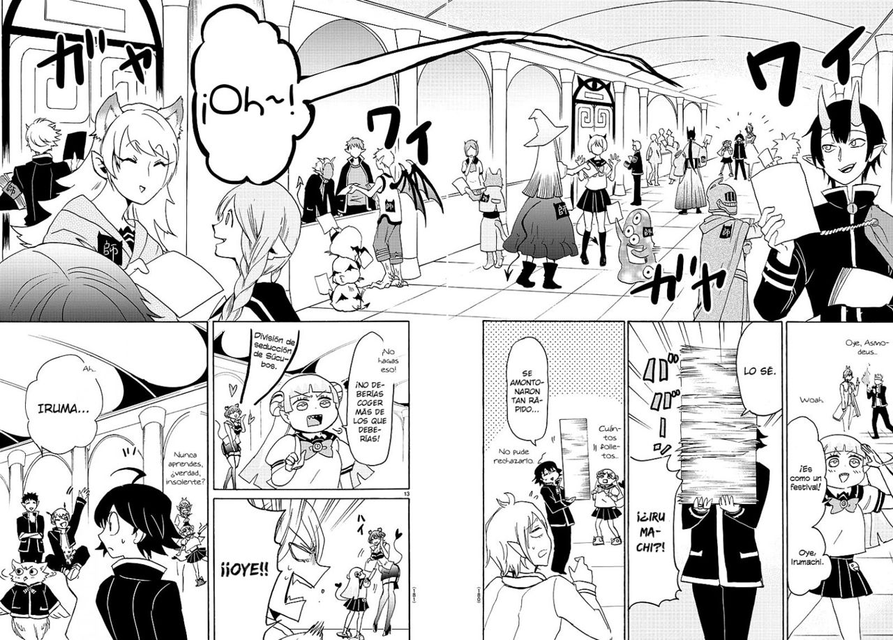 Mairimashita! Iruma-kun Capitulo 19: Caza de novatos página 13