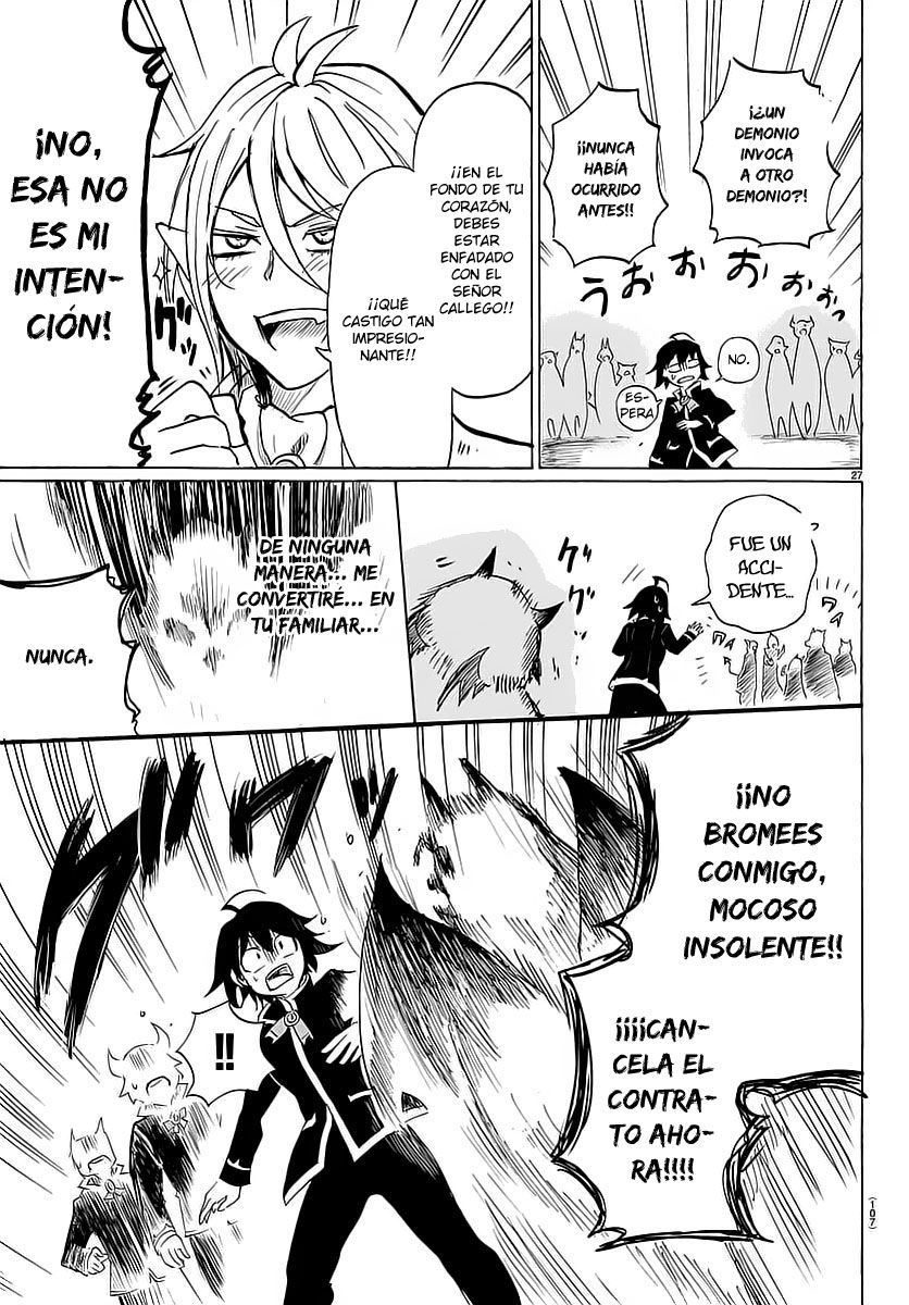 Mairimashita! Iruma-kun Capitulo 2: Invocación de familiar página 27