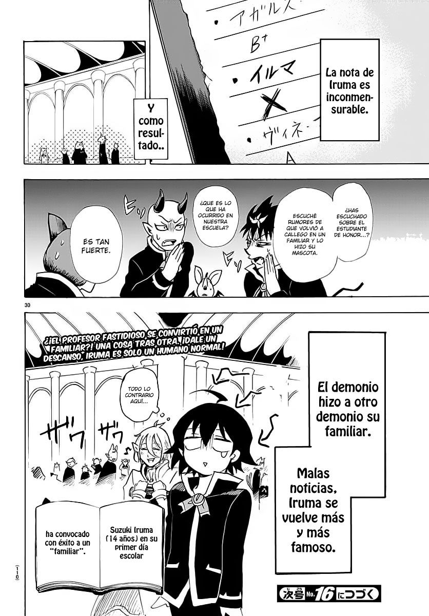Mairimashita! Iruma-kun Capitulo 2: Invocación de familiar página 30