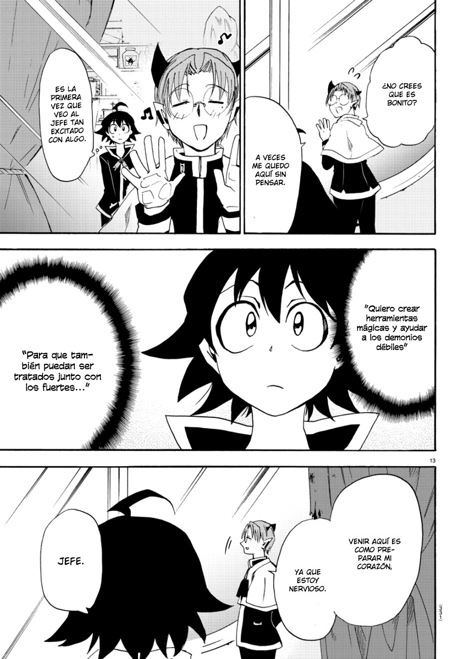 Mairimashita! Iruma-kun Capitulo 27: Dos plumas del mismo pájaro página 13