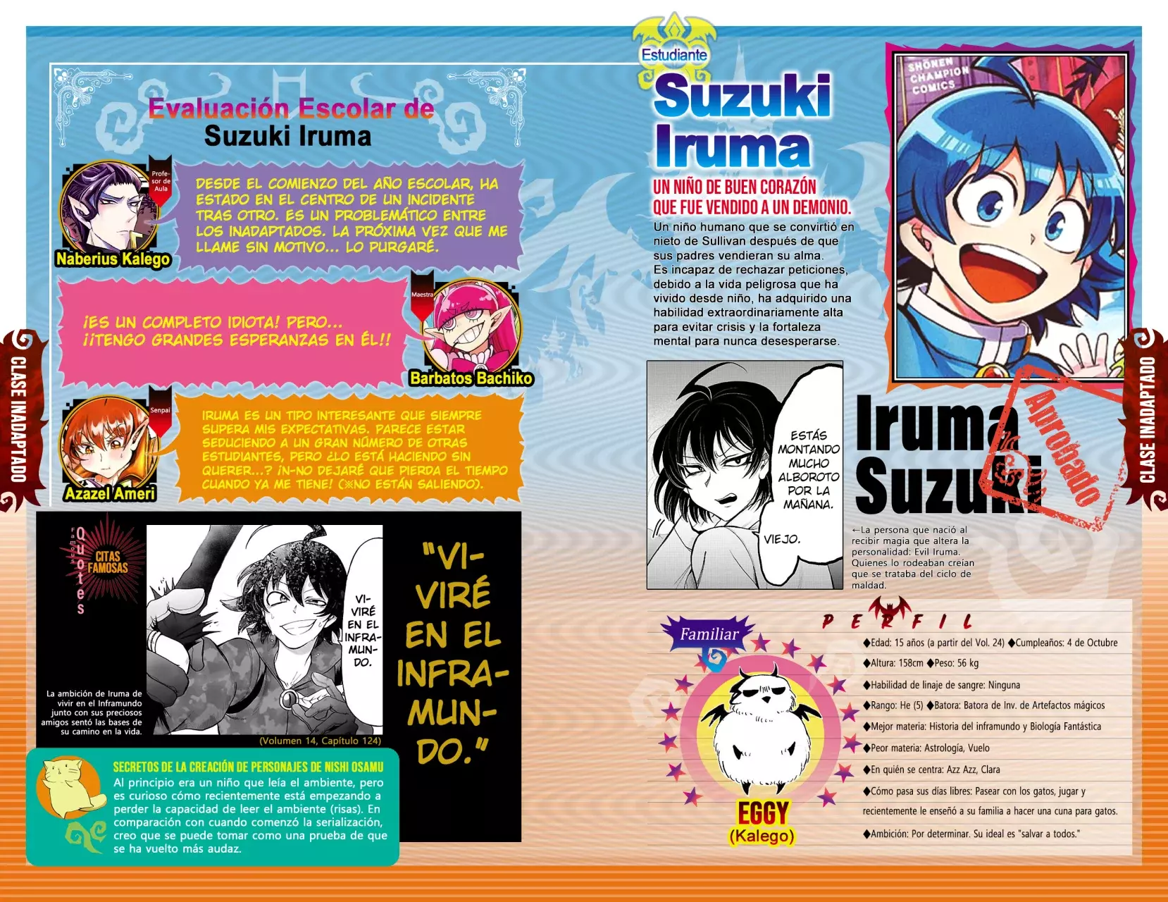 Mairimashita! Iruma-kun Capitulo 276.6: Fanbook Iruma página 24