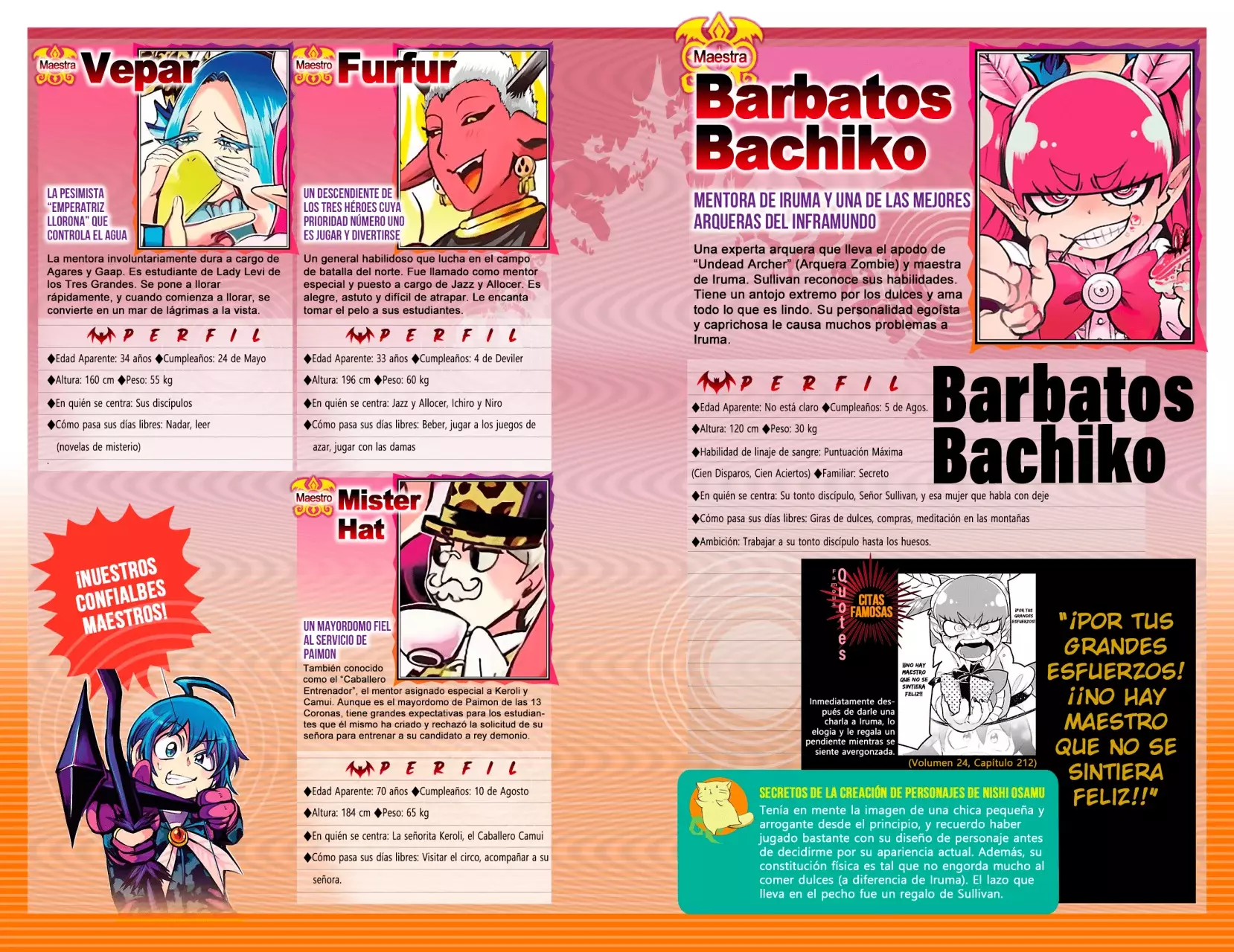 Mairimashita! Iruma-kun Capitulo 276.6: Fanbook Iruma página 40