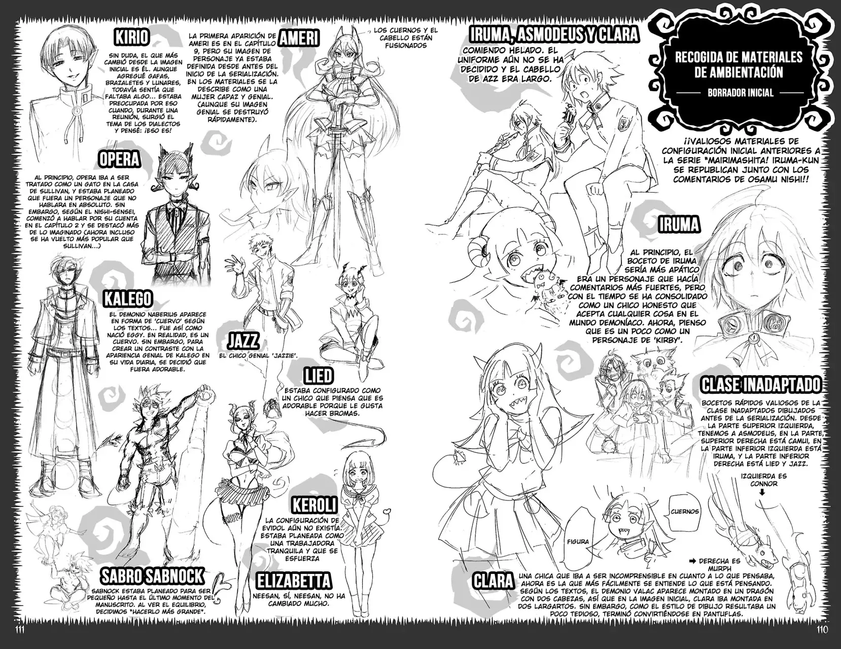 Mairimashita! Iruma-kun Capitulo 276.6: Fanbook Iruma página 44