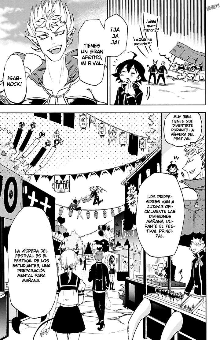 Mairimashita! Iruma-kun Capitulo 28: Inicio de la víspera del festival página 9