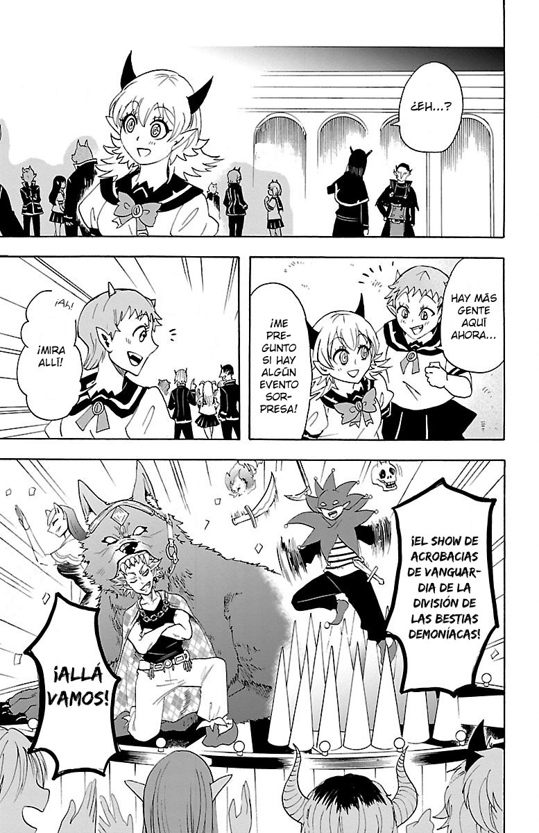 Mairimashita! Iruma-kun Capitulo 31: Capitán de la escuadra Clara y comandante Asu página 13