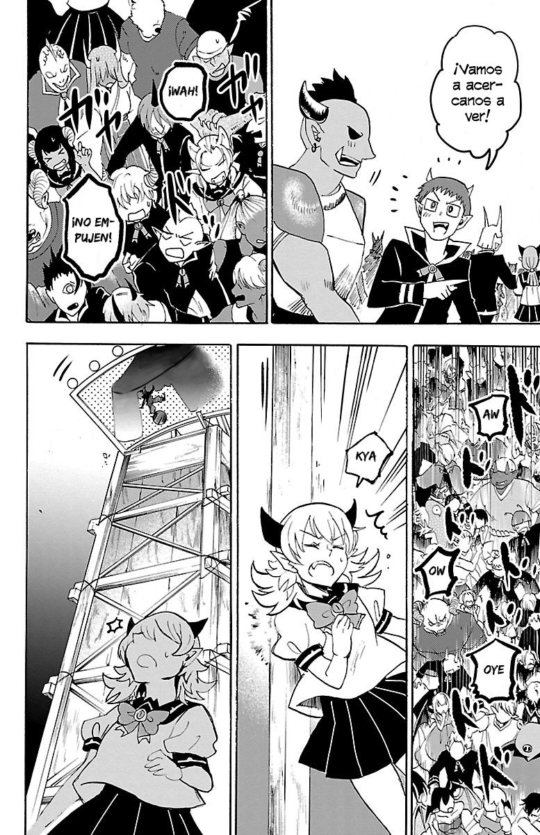 Mairimashita! Iruma-kun Capitulo 31: Capitán de la escuadra Clara y comandante Asu página 14