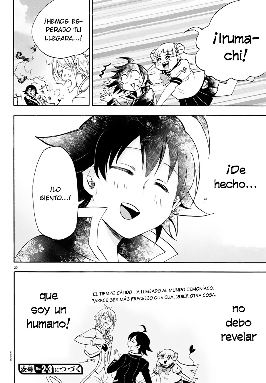 Mairimashita! Iruma-kun Capitulo 38: Trato humano página 22