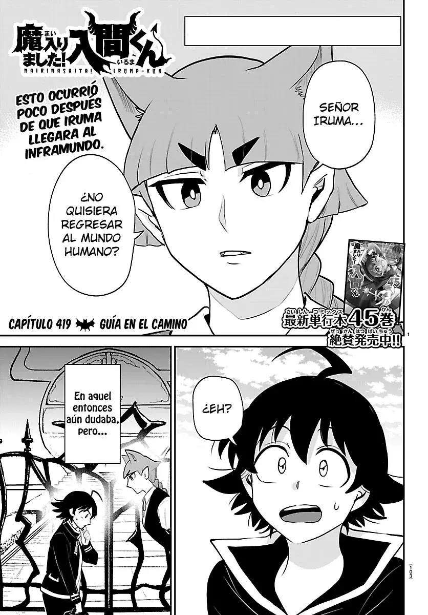 Mairimashita! Iruma-kun Capitulo 419 página 3