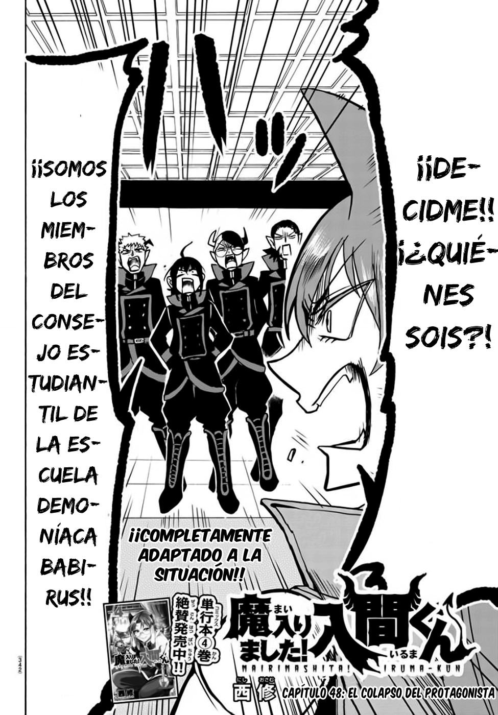 Mairimashita! Iruma-kun Capitulo 48: El colapso del protagonista página 4