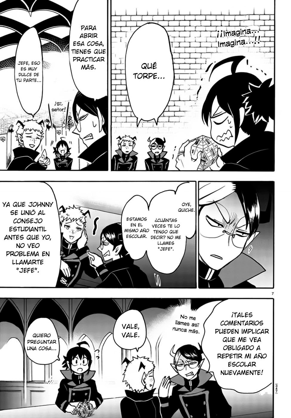 Mairimashita! Iruma-kun Capitulo 48: El colapso del protagonista página 9