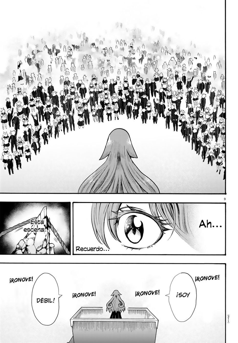 Mairimashita! Iruma-kun Capitulo 52: Presidenta de la escena del consejo estudiantil página 10