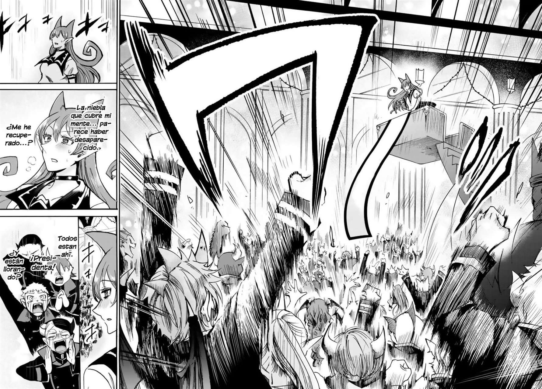 Mairimashita! Iruma-kun Capitulo 52: Presidenta de la escena del consejo estudiantil página 16